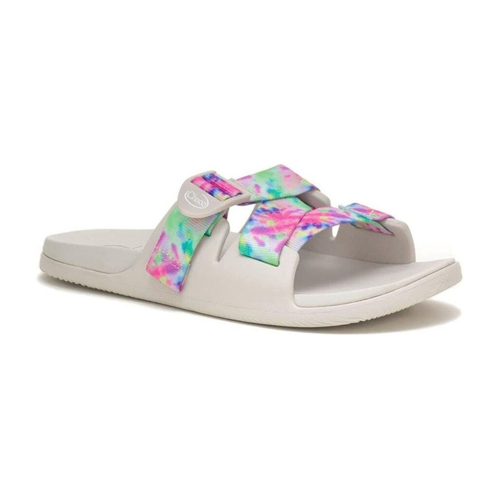 Chaco Chillos Slide Sandals Women’s 7 Tie Dye Webbing